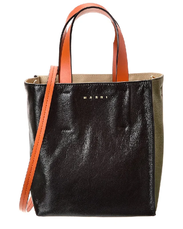 High-Quality Bags Marni Museo Mini Soft Leather Tote