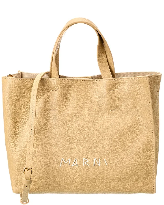 Sporty Bags For Active And Athletic Lifestyles Marni Museo Soft Leather Tote