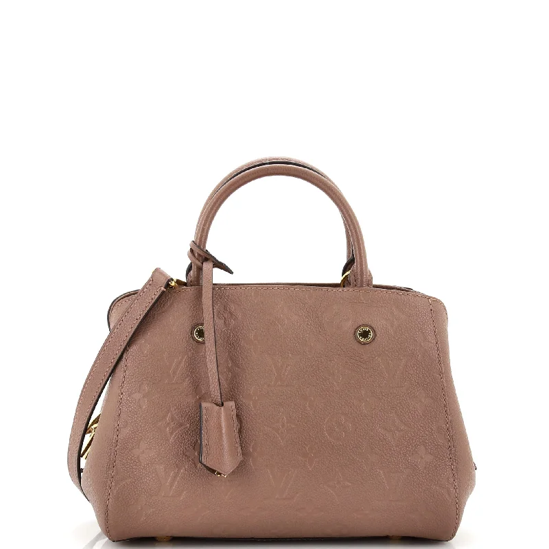 Bags With Discounts Montaigne Handbag Monogram Empreinte Leather BB