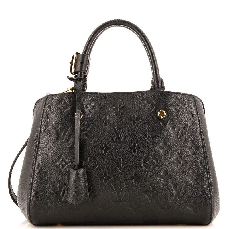 Luxury Bags For Professionals With Discounts Montaigne Handbag Monogram Empreinte Leather BB