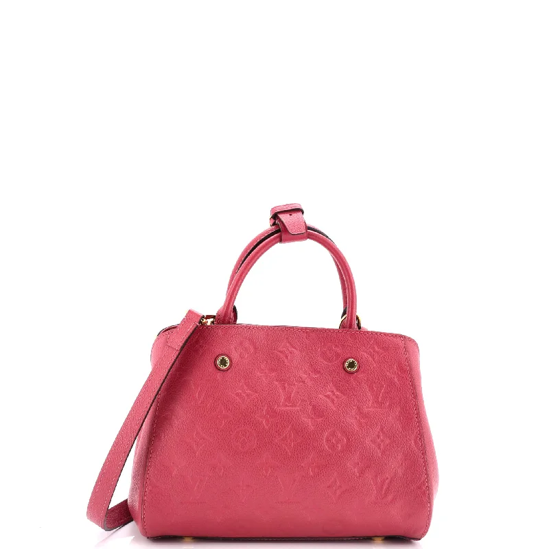 Office Professionals Montaigne Handbag Monogram Empreinte Leather BB