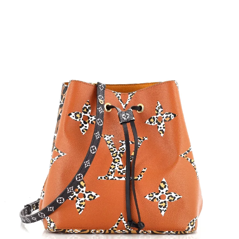 Seasonal Clearance Bags For Summer NeoNoe Handbag Limited Edition Jungle Monogram Giant Seasonal Clearance Bags For Summer NeoNoe Handbag Limited Edition Jungle Monogram Giant