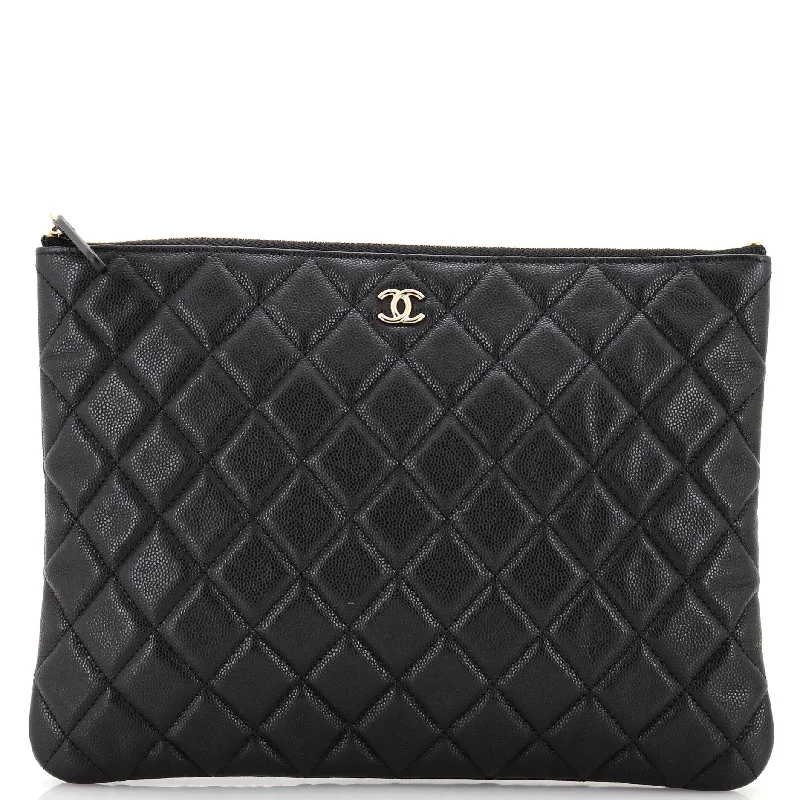 Inspired Bags For Modern Sophistication O Case Clutch Quilted Caviar Medium