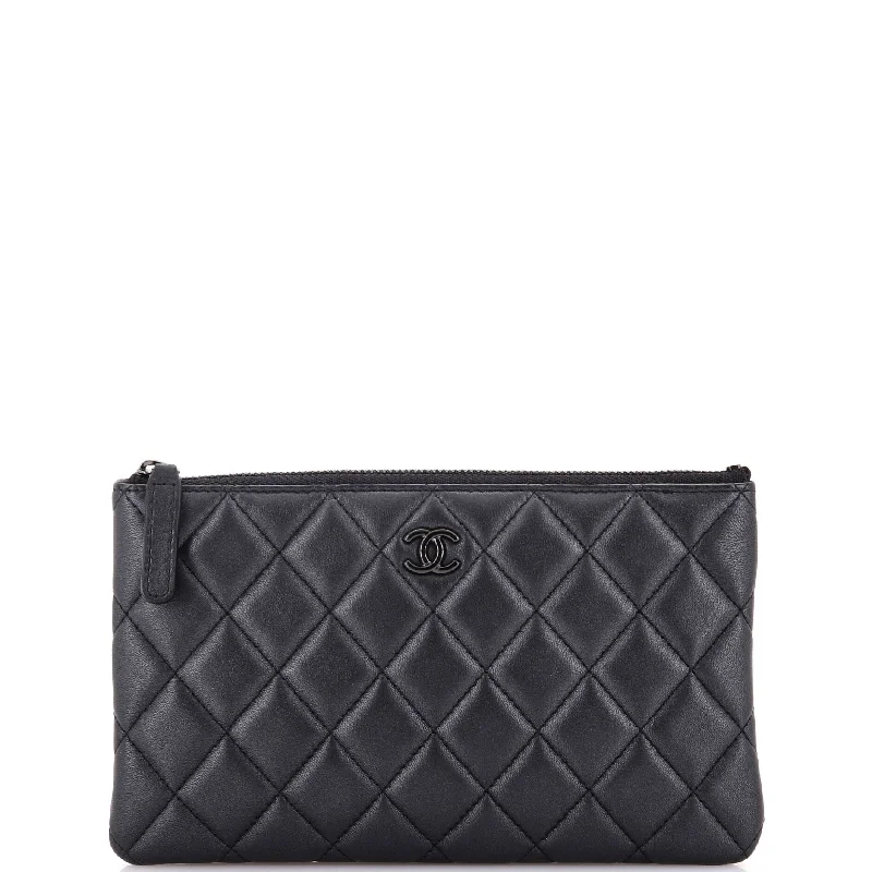 Bags For Personalized Gifts O Case Clutch Quilted Lambskin Small