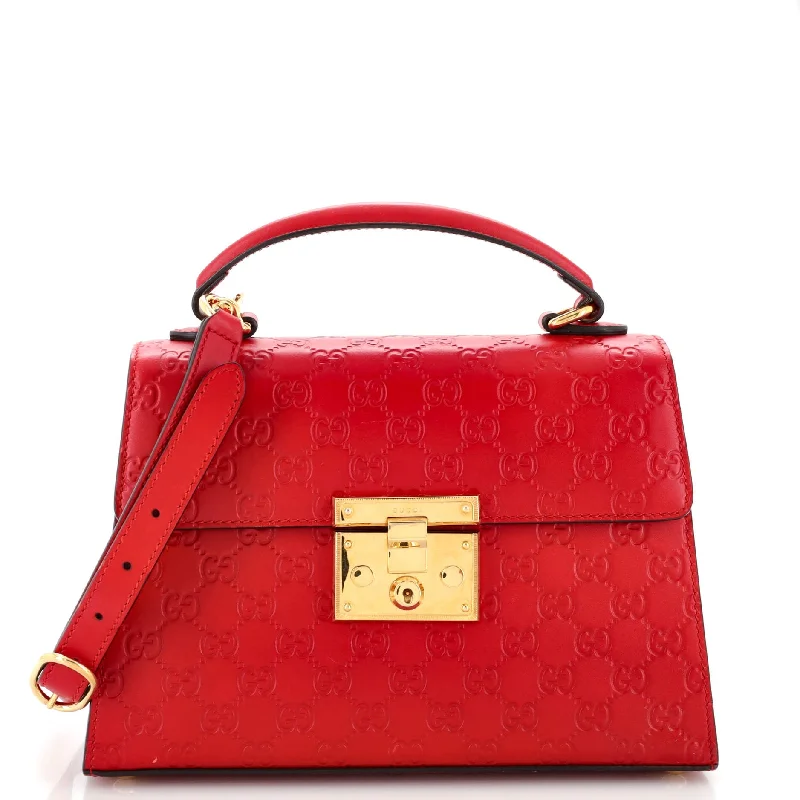Scratch-Resistant And Luxury Sale Bags Padlock Top Handle Bag Guccissima Leather Small Scratch-Resistant And Luxury Sale Bags Padlock Top Handle Bag Guccissima Leather Small