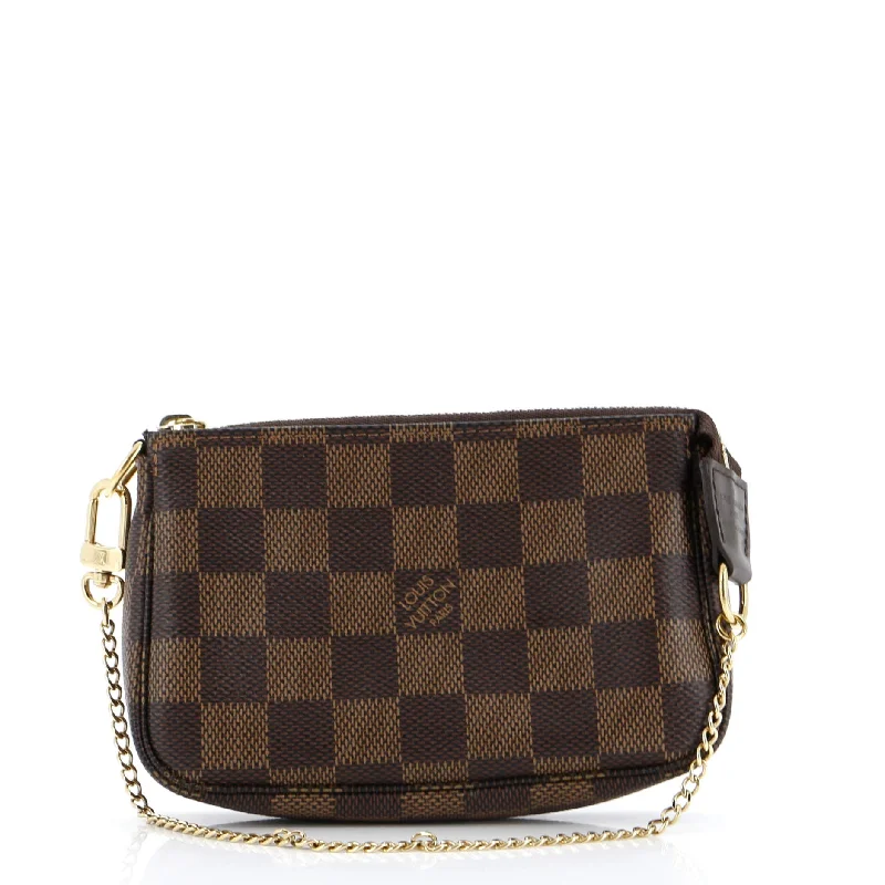 Holiday Gift Bags For Christmas Pochette Accessoires Damier Mini