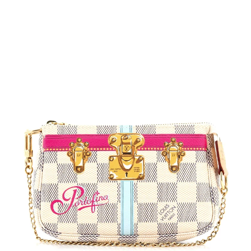Bold Fashionistas Pochette Accessoires Limited Edition Cities Damier Summer Trunks Mini Bold Fashionistas Pochette Accessoires Limited Edition Cities Damier Summer Trunks Mini