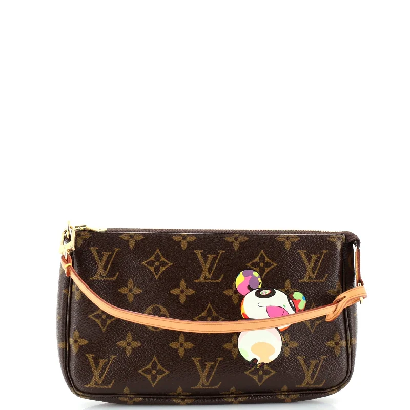 Durable And Fashionable Bags For Daily Use Pochette Accessoires Limited Edition Monogram Murakami Panda Durable And Fashionable Bags For Daily Use Pochette Accessoires Limited Edition Monogram Murakami Panda