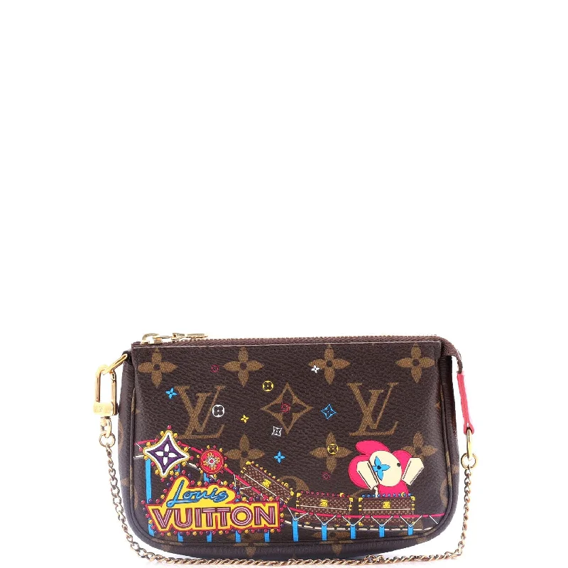 Flash Sale On Premium Bags Pochette Accessoires Limited Edition Vivienne Xmas Monogram Canvas Mini Flash Sale On Premium Bags Pochette Accessoires Limited Edition Vivienne Xmas Monogram Canvas Mini