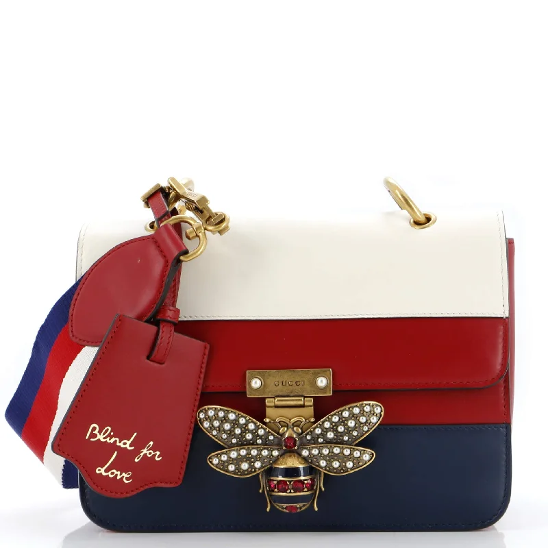 Chic And Clearance-Priced Tote Bags Queen Margaret Flap Bag Colorblock Leather Medium Chic And Clearance-Priced Tote Bags Queen Margaret Flap Bag Colorblock Leather Medium