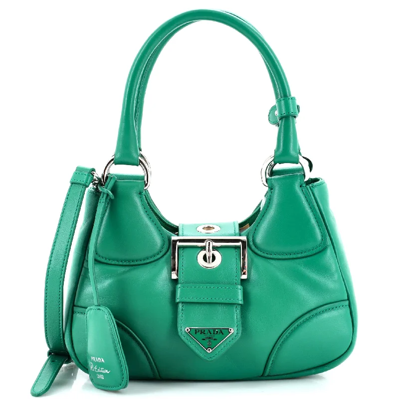 Stylish Bag For Women Re-Edition 2002 Moon Handle Bag Padded Nappa Leather