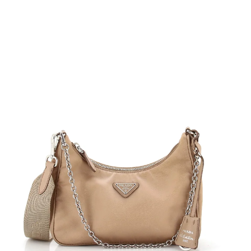 Trendy And Discounted Designer Handbags Re-Edition 2005 Shoulder Bag Tessuto Small Trendy And Discounted Designer Handbags Re-Edition 2005 Shoulder Bag Tessuto Small