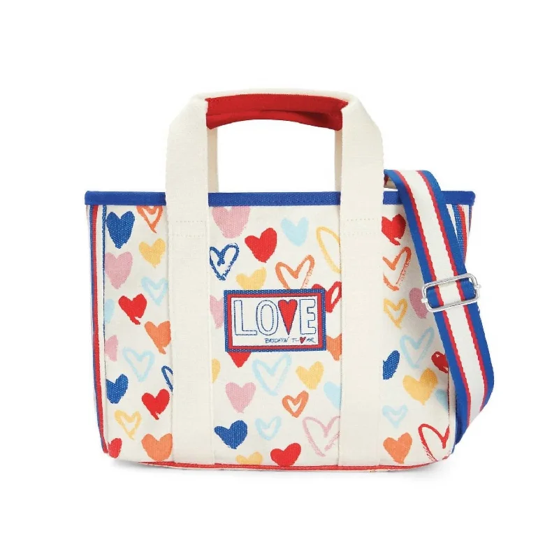 Luxury Bags With Premium Materials And Craftsmanship Red White And You Mini Tote Bag In Multi Luxury Bags With Premium Materials And Craftsmanship Red White And You Mini Tote Bag In Multi