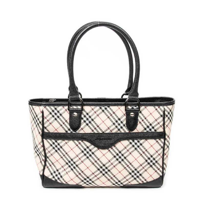Luxury Seekers Slip Pocket Zip Tote
