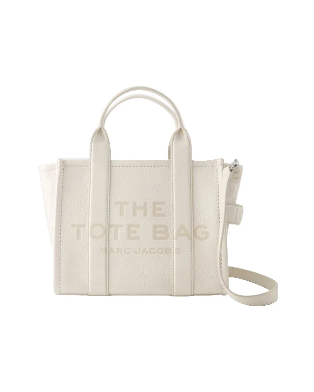 Luxury Bags For Professionals With Discounts The Mini Tote - Marc Jacobs - Leather - Silver Luxury Bags For Professionals With Discounts The Mini Tote - Marc Jacobs - Leather - Silver