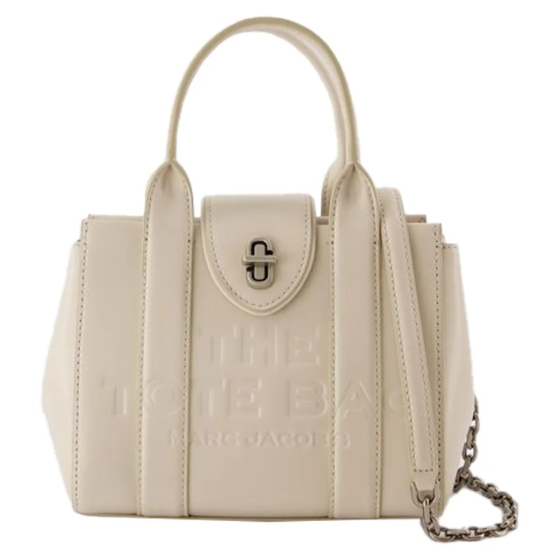 Eco-Friendly Bags With Discounts The Mini Tote - Marc Jacobs - Leather - White