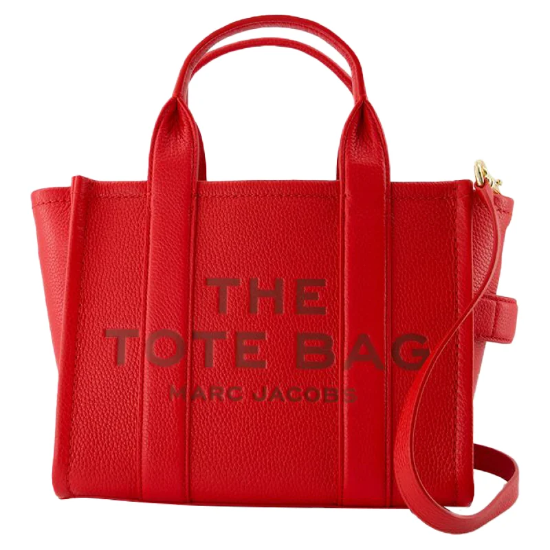 Bold Fashionistas The Small Tote - Marc Jacobs - Leather - Red