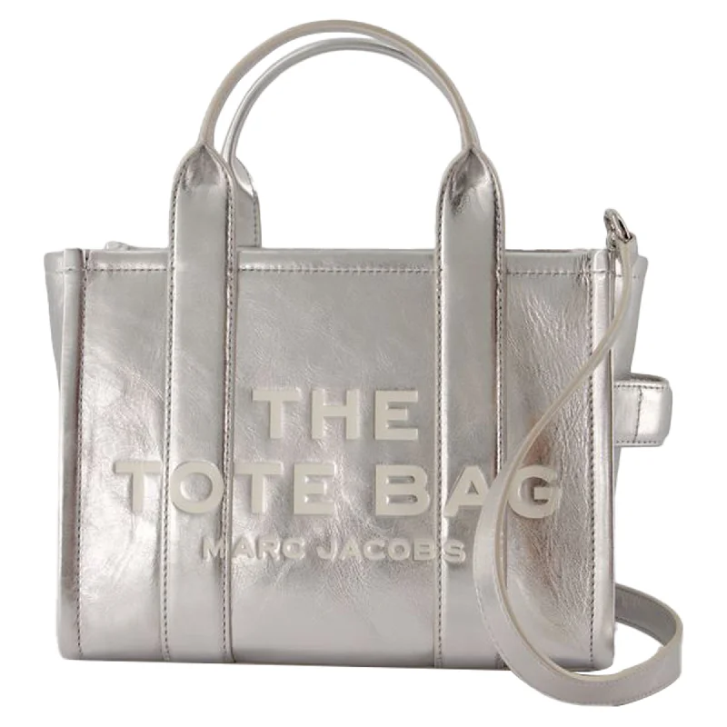 Bags For Personalized Gifts The Small Tote - Marc Jacobs - Leather - Silver