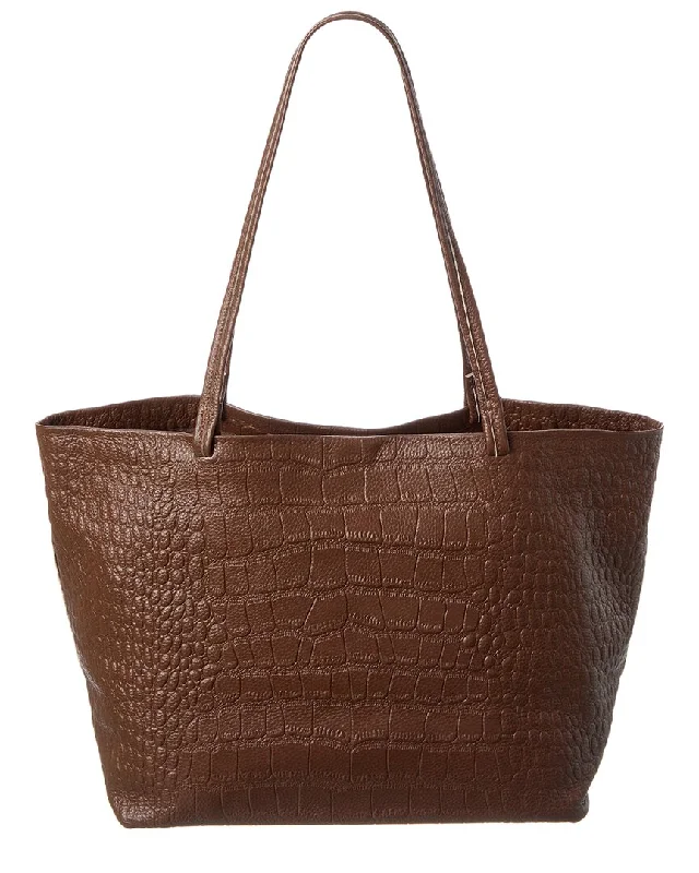 Bags With Limited-Time Deals Tiffany & Fred Paris Croc-Embossed Leather Tote