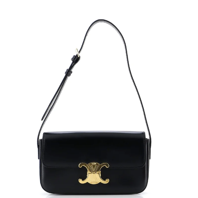 Trendy Bags For Sales Triomphe East-West Shoulder Bag Smooth Calfskin