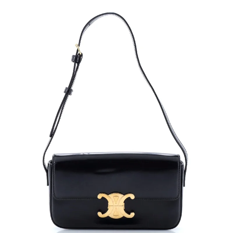Designer Bags For Luxury Collectors Triomphe East-West Shoulder Bag Smooth Calfskin Designer Bags For Luxury Collectors Triomphe East-West Shoulder Bag Smooth Calfskin