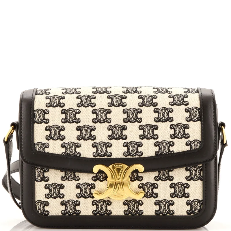 Limited-Time Offer On Trendy Bags Triomphe Shoulder Bag Triomphe Canvas Medium