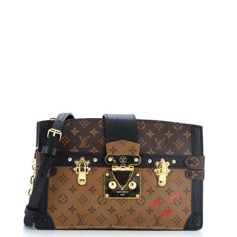 Lightweight And Functional Bags For Travel And Work Trunk Clutch Reverse Monogram Canvas Lightweight And Functional Bags For Travel And Work Trunk Clutch Reverse Monogram Canvas