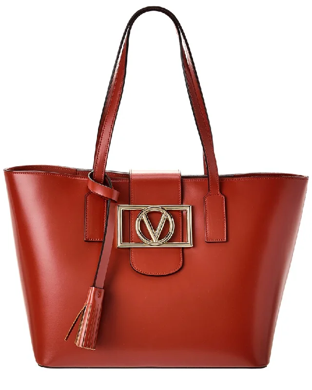 Bags With Limited-Time Deals Valentino by Mario Valentino Marion Super V Leather Tote Bags With Limited-Time Deals Valentino by Mario Valentino Marion Super V Leather Tote