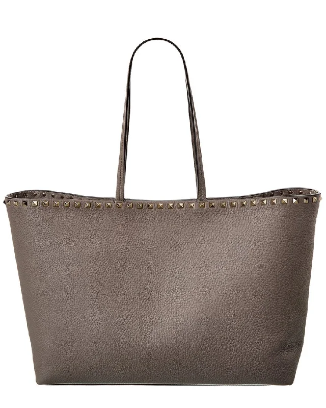 Rustic Bags For Outdoor And Nature-Inspired Looks Valentino Rockstud Large Grainy Leather Shopper Tote Rustic Bags For Outdoor And Nature-Inspired Looks Valentino Rockstud Large Grainy Leather Shopper Tote