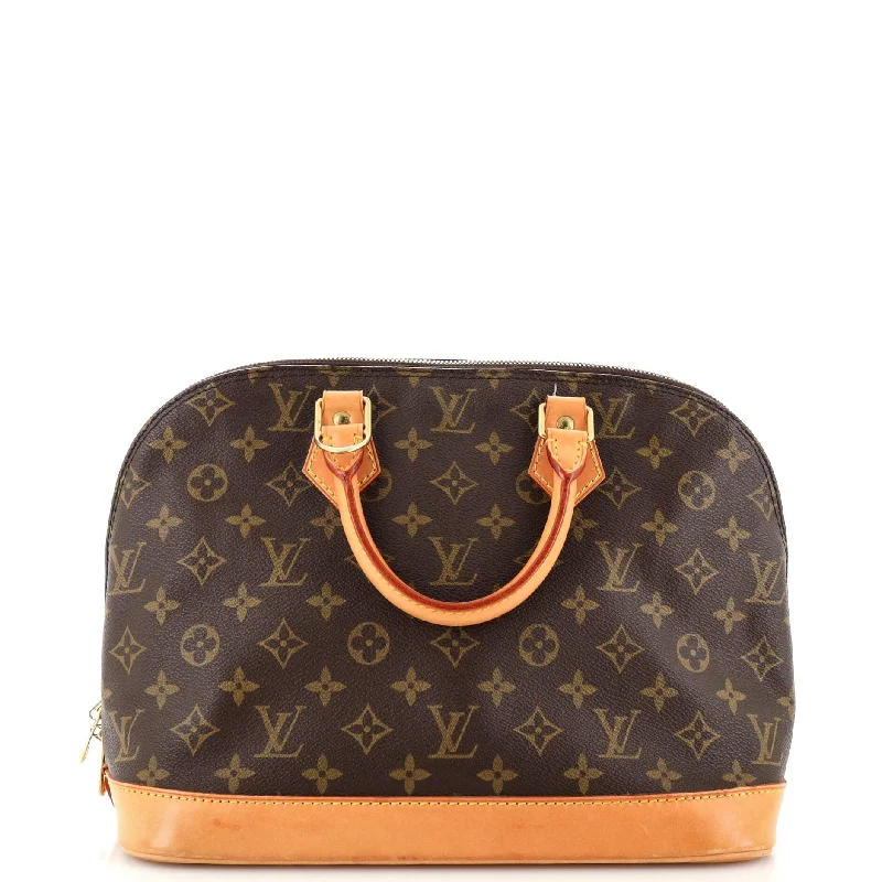 Functional Bags For Busy Moms And Dads Vintage Alma Handbag Monogram Canvas PM