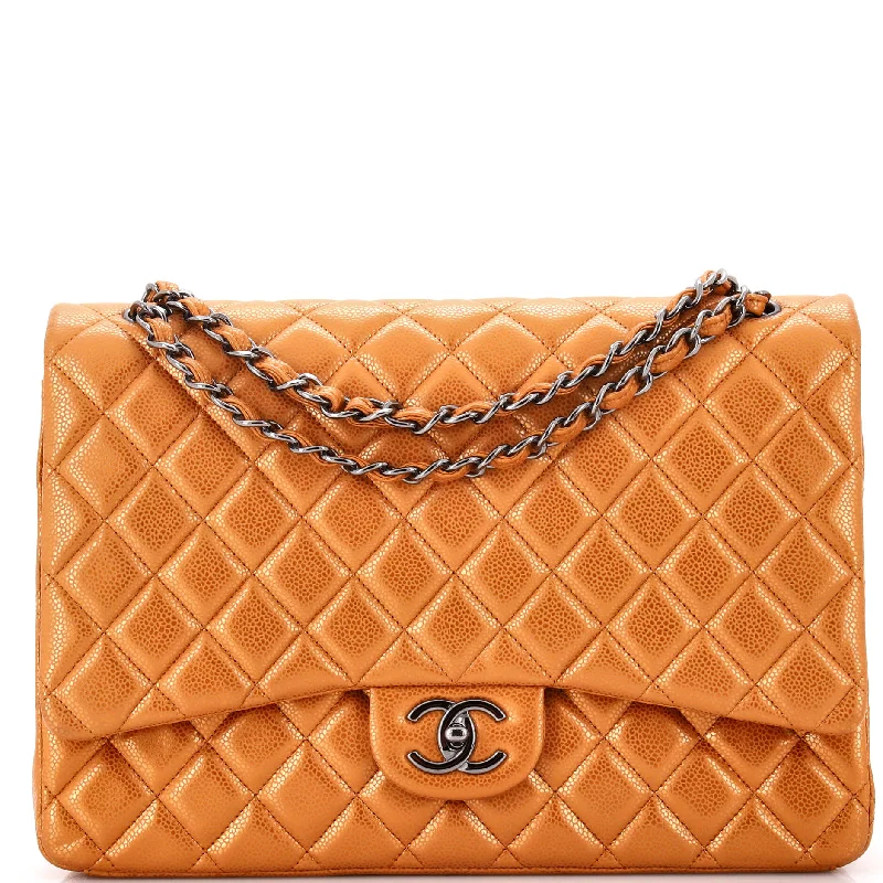 Designer Bags For Luxury Collectors With Offers Vintage Classic Double Flap Bag Quilted Caviar Maxi Designer Bags For Luxury Collectors With Offers Vintage Classic Double Flap Bag Quilted Caviar Maxi