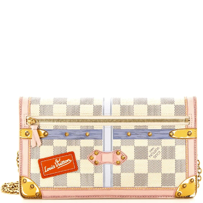 Luxury Bags For Professionals With Discounts Weekend Pochette Limited Edition Damier Summer Trunks Luxury Bags For Professionals With Discounts Weekend Pochette Limited Edition Damier Summer Trunks