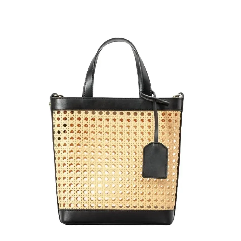 Vintage Bags For Retro And Classic Fashion Lovers Women's St. Bart Tote Bag In Black Vintage Bags For Retro And Classic Fashion Lovers Women's St. Bart Tote Bag In Black