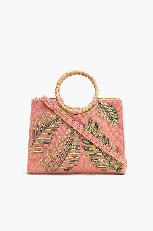 Versatile Bags That Suit Any Outfit Or Event Women's Tiffany Mini Tote Bag In Pink/gold Versatile Bags That Suit Any Outfit Or Event Women's Tiffany Mini Tote Bag In Pink/gold