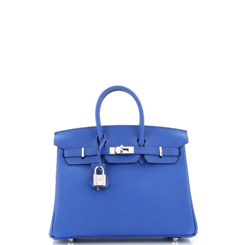 Bags For Playful And Chic Styles Birkin Handbag Bleu Royal Swift with Palladium Hardware 25 Bags For Playful And Chic Styles Birkin Handbag Bleu Royal Swift with Palladium Hardware 25