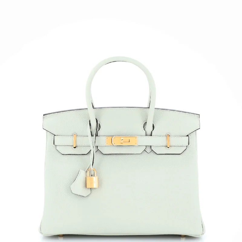 Durable And Cheap Bags Birkin Handbag Grey Togo with Gold Hardware 30