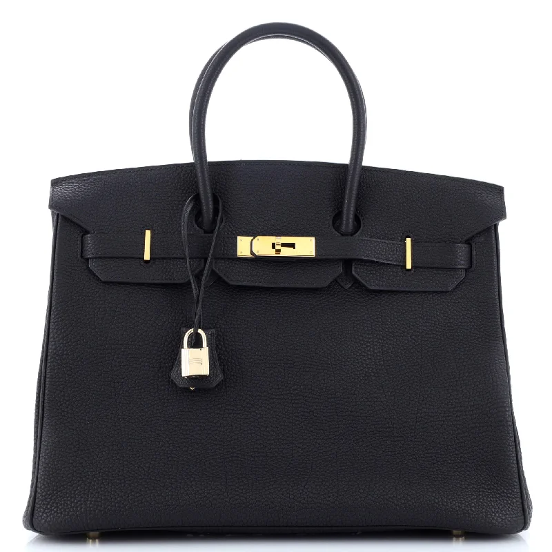 Luxury Bags For Working Professionals Birkin Handbag Noir Togo with Gold Hardware 35 Luxury Bags For Working Professionals Birkin Handbag Noir Togo with Gold Hardware 35
