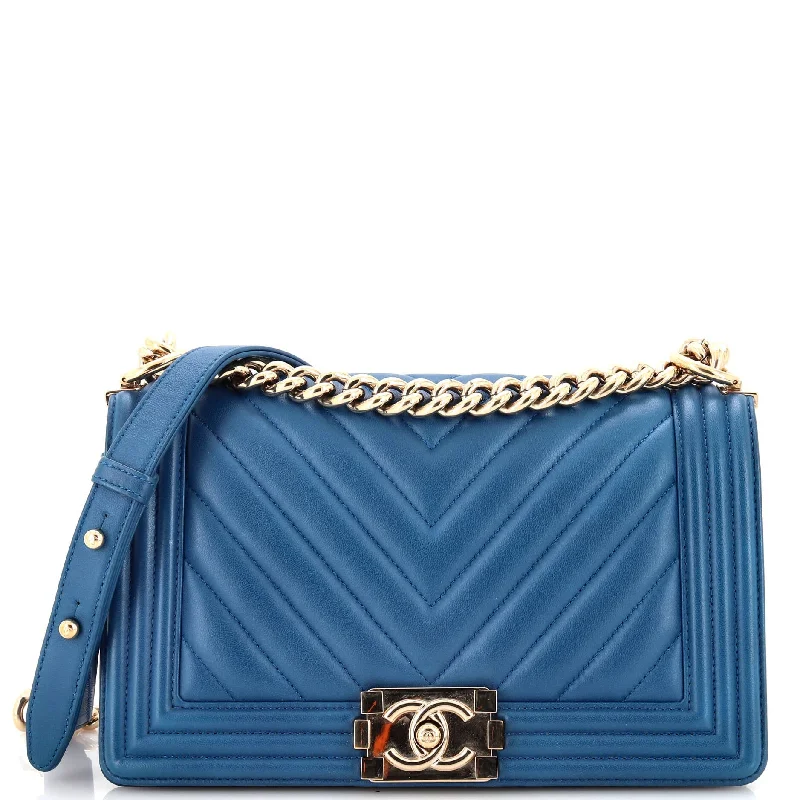 Trendy Bags For Women And Men In 2025 Boy Flap Bag Chevron Lambskin Old Medium