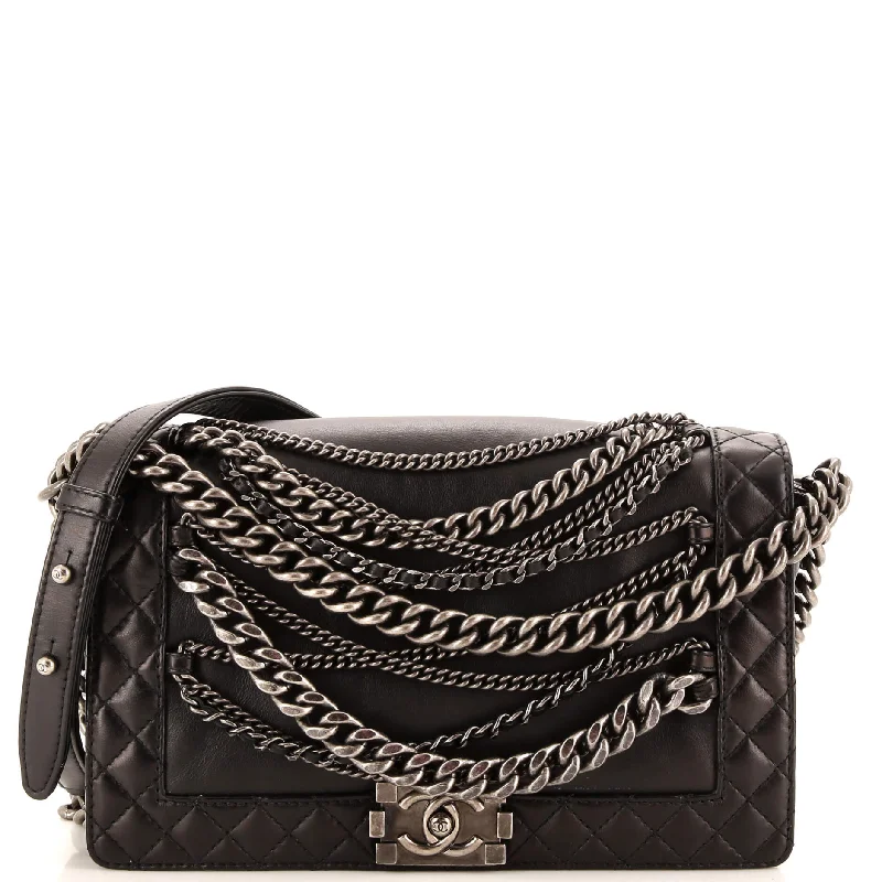 Flash Sales On Premium And High-Quality Bags Boy Flap Bag Enchained Lambskin New Medium Flash Sales On Premium And High-Quality Bags Boy Flap Bag Enchained Lambskin New Medium