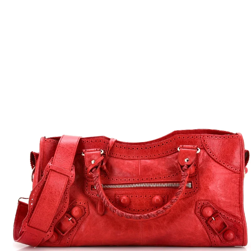 Lightweight And Functional Bags For Travel And Work City Giant Brogues Bag Leather Medium Lightweight And Functional Bags For Travel And Work City Giant Brogues Bag Leather Medium
