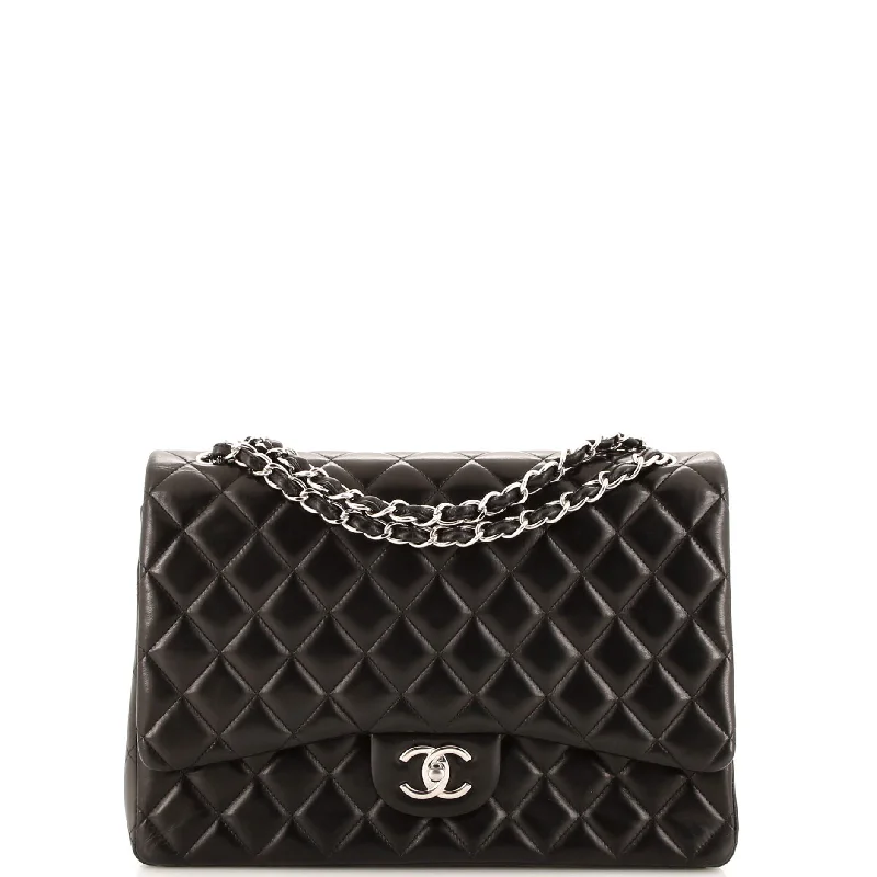 Lightweight And Functional Bags For Travel And Work Classic Double Flap Bag Quilted Lambskin Maxi Lightweight And Functional Bags For Travel And Work Classic Double Flap Bag Quilted Lambskin Maxi