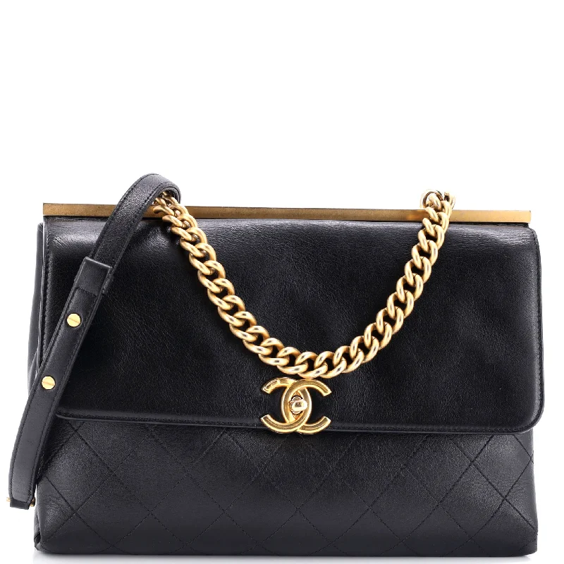 Sleek And Seasonal Sale Bags Coco Luxe Flap Bag Quilted Calfskin Medium