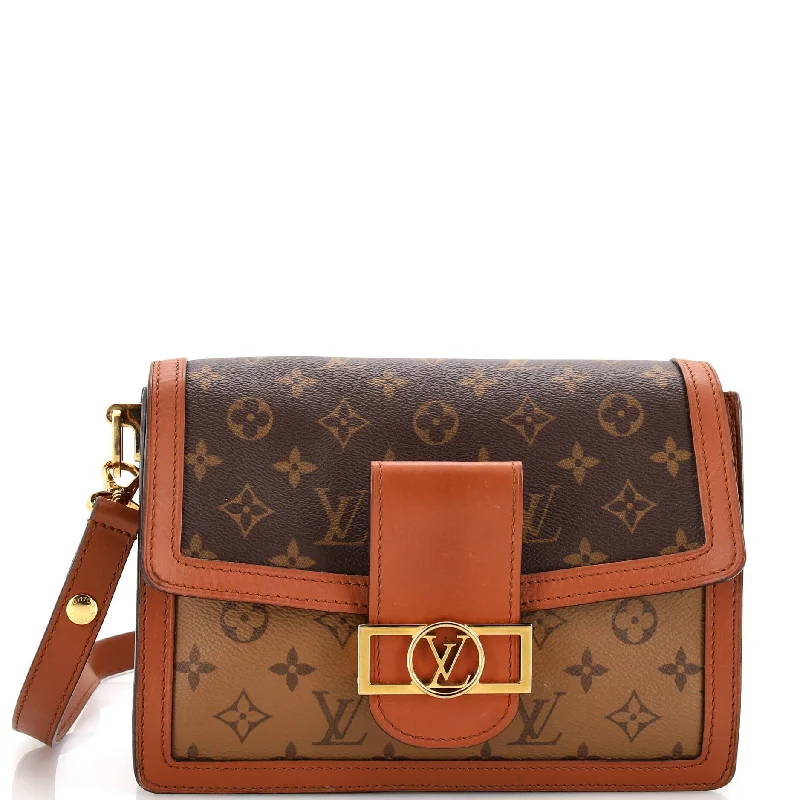 Discounted Designer Bags On Sale Dauphine Shoulder Bag Reverse Monogram Canvas MM