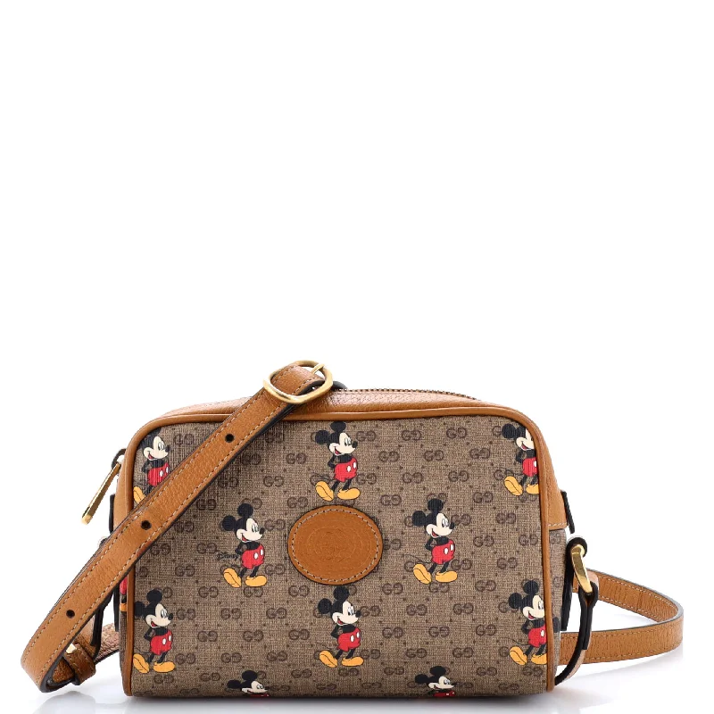 Clearance-Priced Bags Disney Mickey Mouse Shoulder Bag Printed Mini GG Coated Canvas Mini Clearance-Priced Bags Disney Mickey Mouse Shoulder Bag Printed Mini GG Coated Canvas Mini