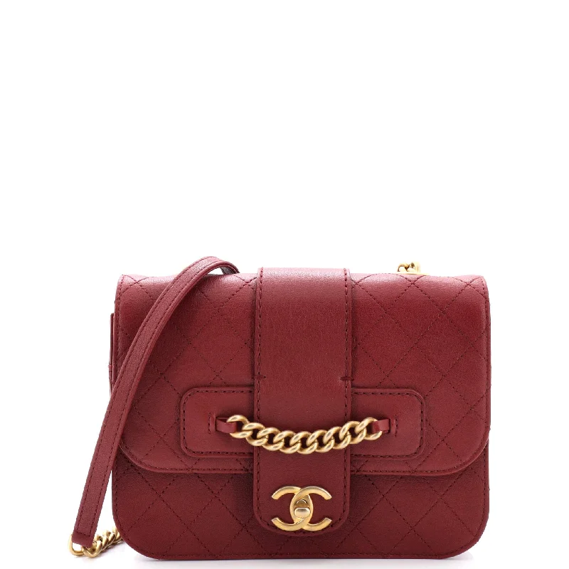 Seasonal Clearance Bags For Summer Front Chain Flap Bag Quilted Sheepskin Medium