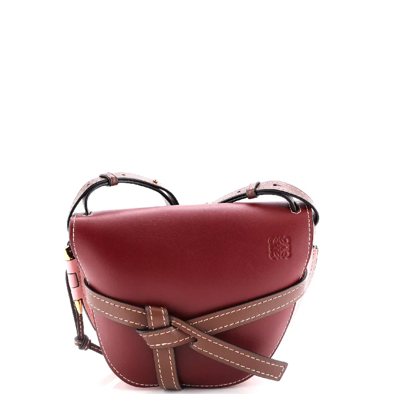 Bags For Free-Spirited And Artistic Styles Gate Shoulder Bag Leather Small