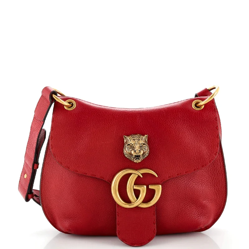 Designer Bags For Luxury Collectors With Offers GG Marmont Animalier Shoulder Bag Leather Medium