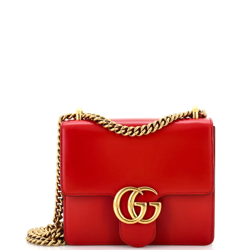 Trendy Festival Bags With Limited-Time Offers GG Marmont Chain Shoulder Bag Leather Small Trendy Festival Bags With Limited-Time Offers GG Marmont Chain Shoulder Bag Leather Small