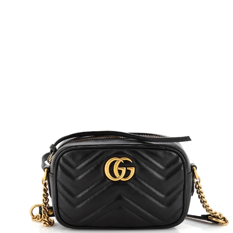 Vibrant Bags With Discounts GG Marmont Shoulder Bag Matelasse Leather Mini