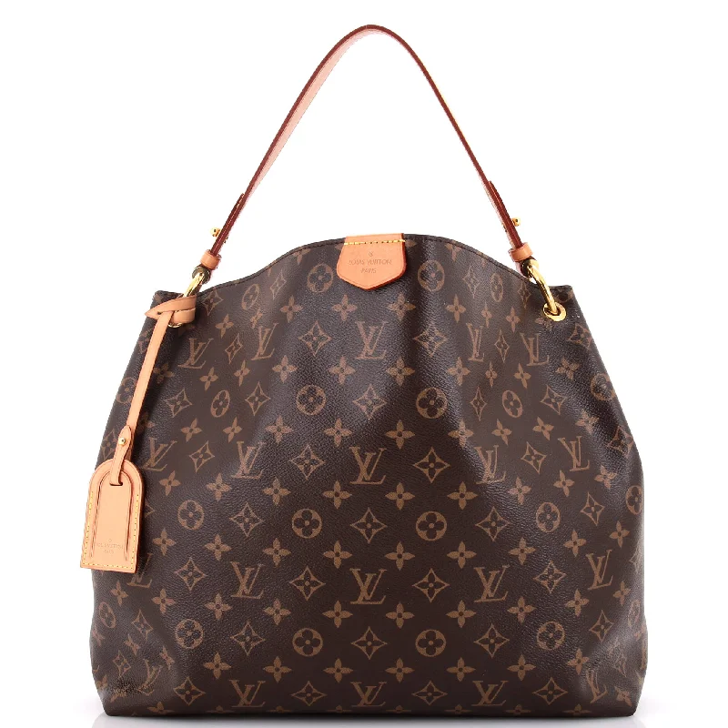 Spacious And Discounted Bags Graceful Handbag Monogram Canvas MM